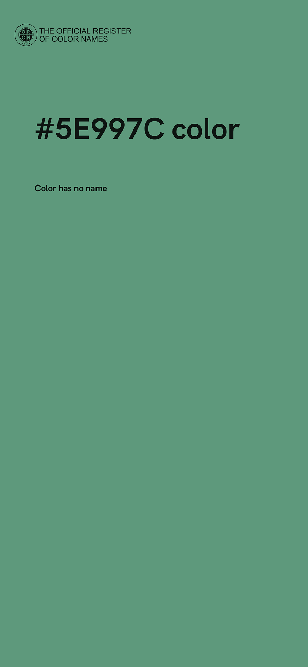 #5E997C color image