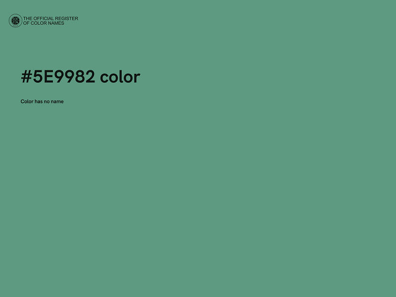 #5E9982 color image