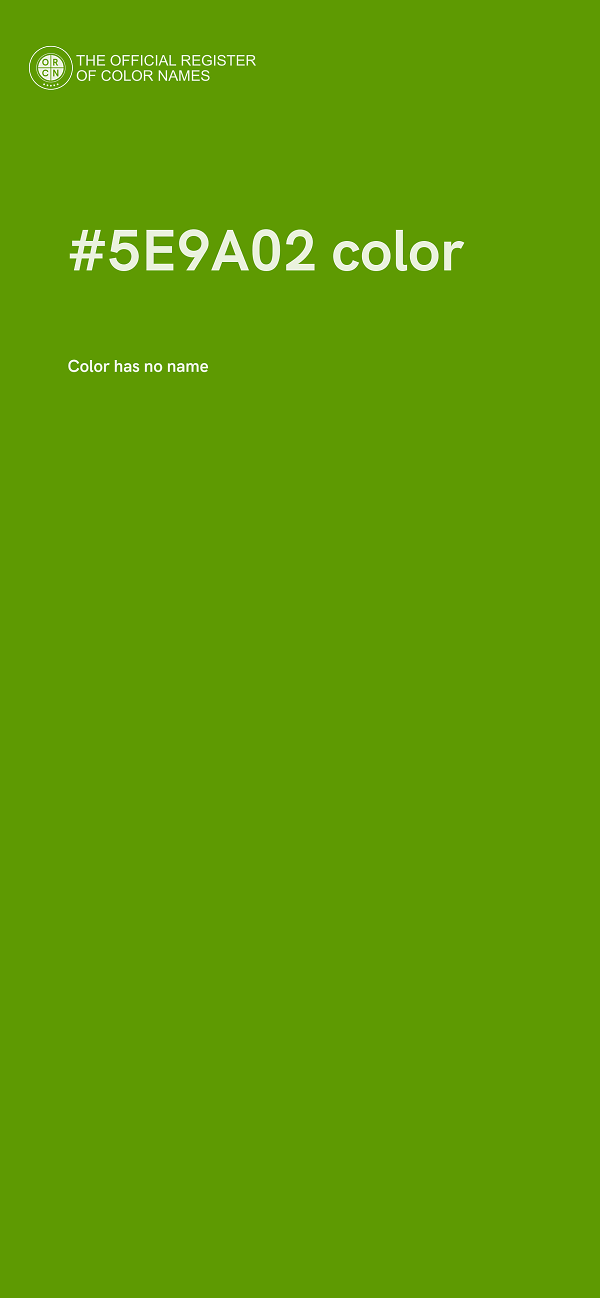 #5E9A02 color image