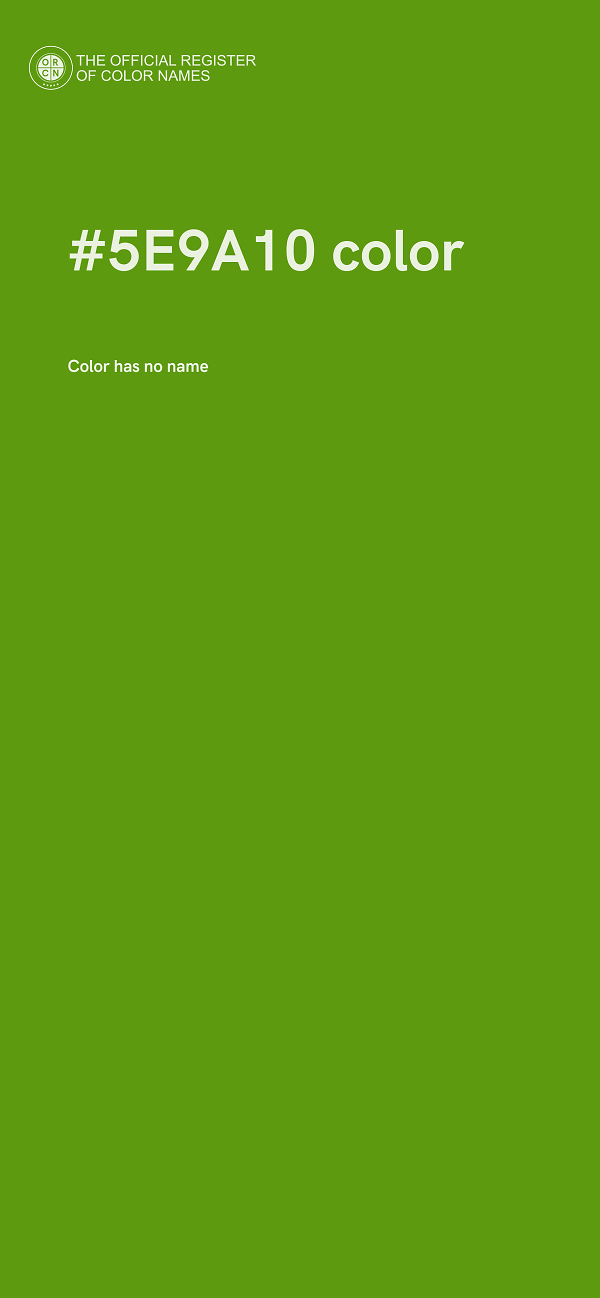 #5E9A10 color image