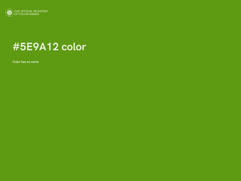 #5E9A12 color image