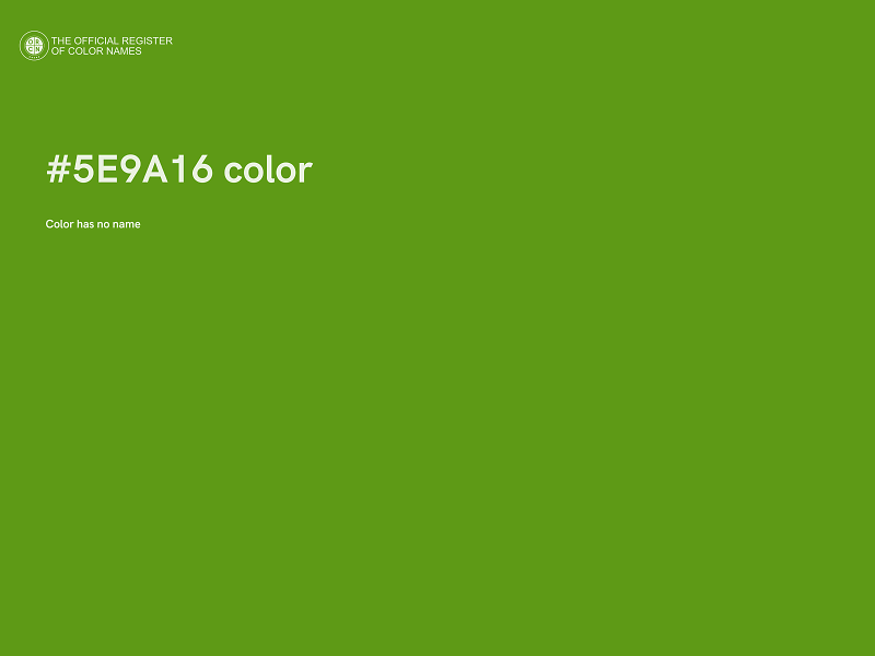 #5E9A16 color image