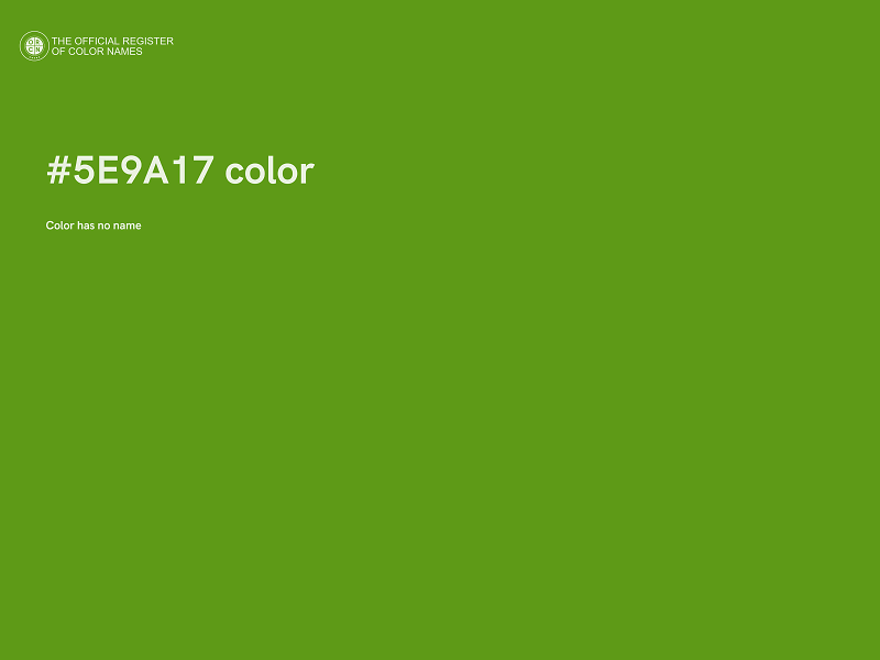 #5E9A17 color image