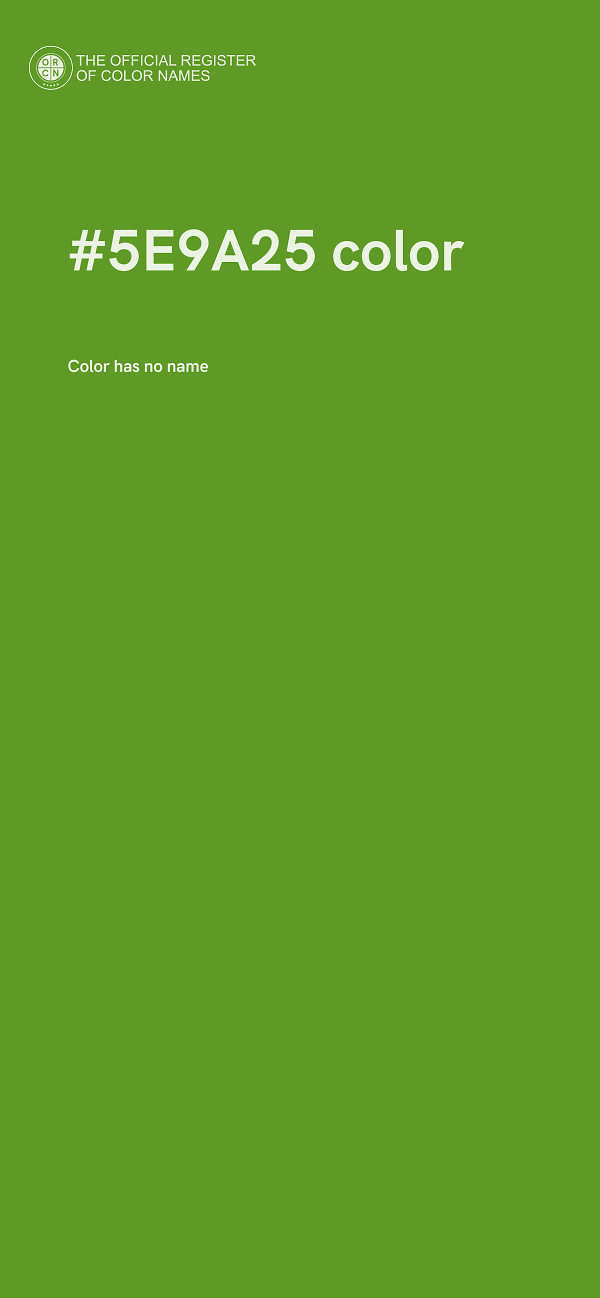 #5E9A25 color image