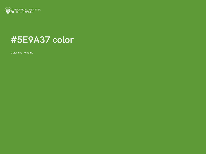 #5E9A37 color image