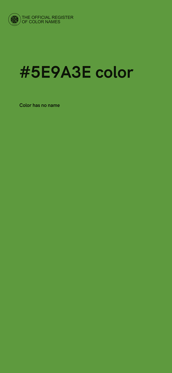 #5E9A3E color image