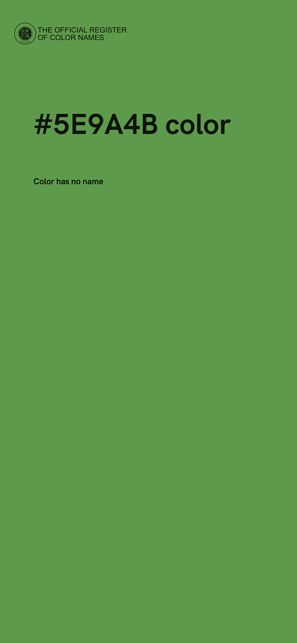 #5E9A4B color image
