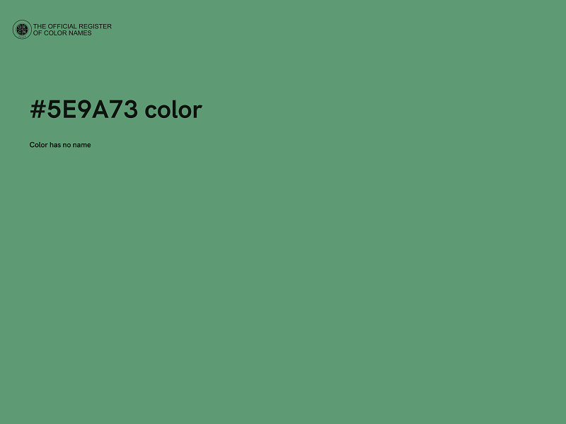 #5E9A73 color image