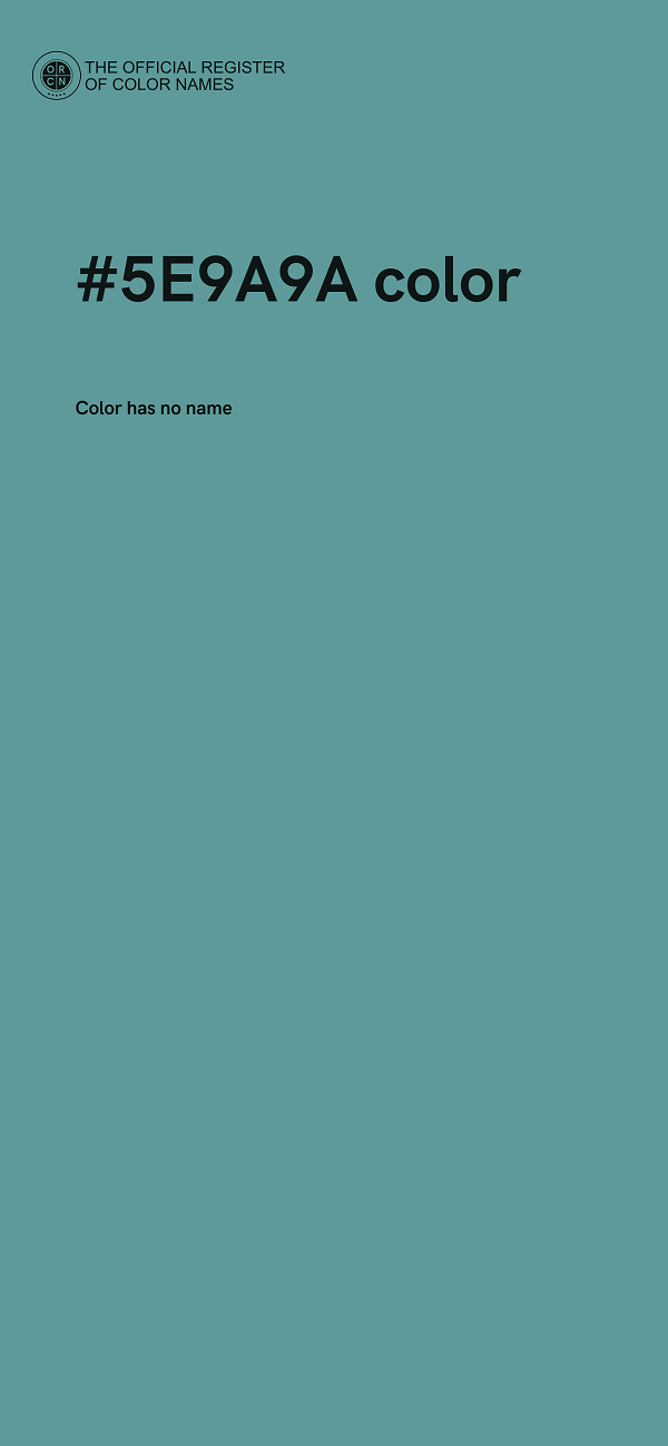 #5E9A9A color image