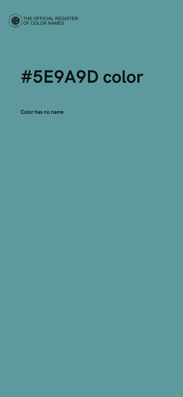 #5E9A9D color image