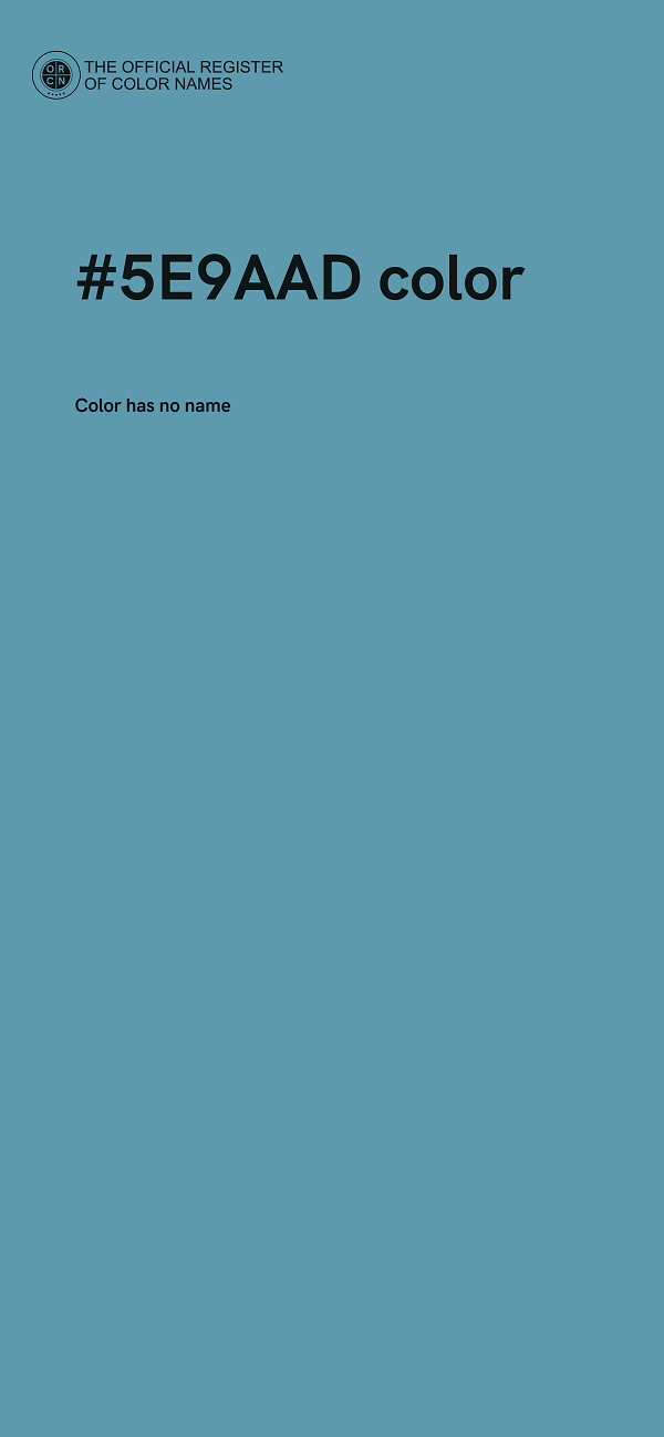 #5E9AAD color image