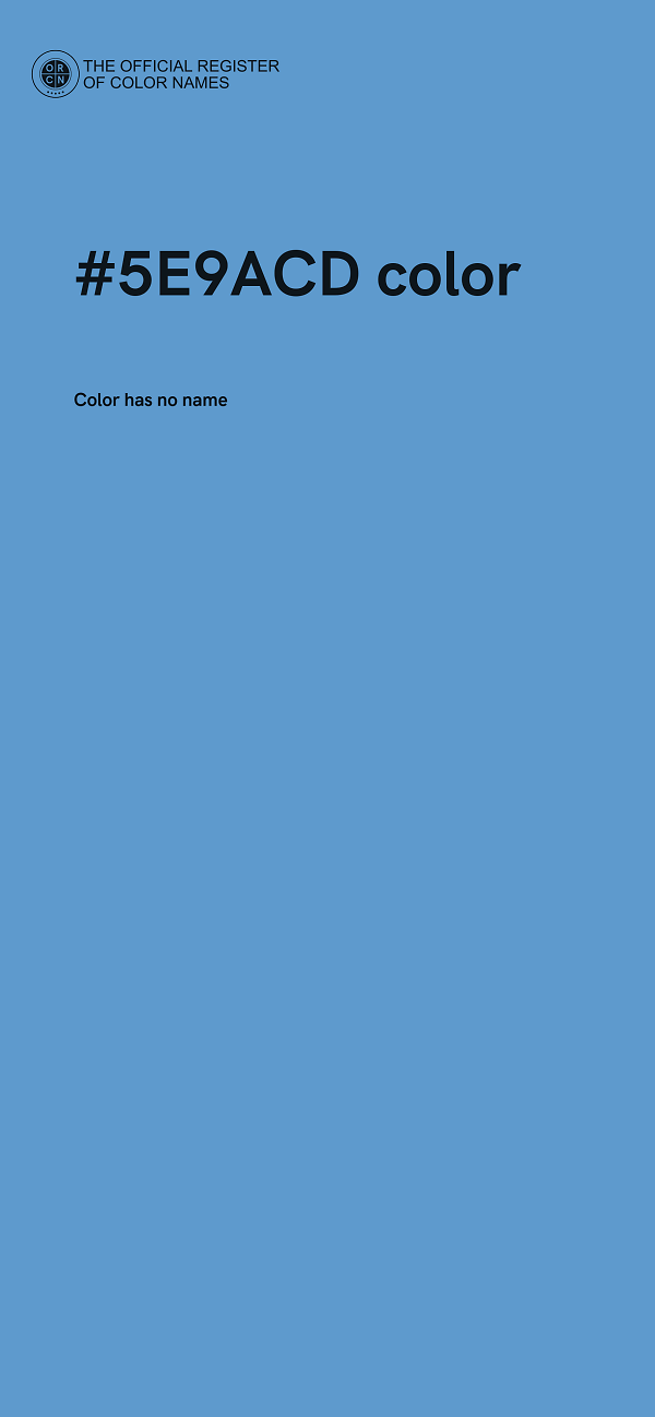 #5E9ACD color image