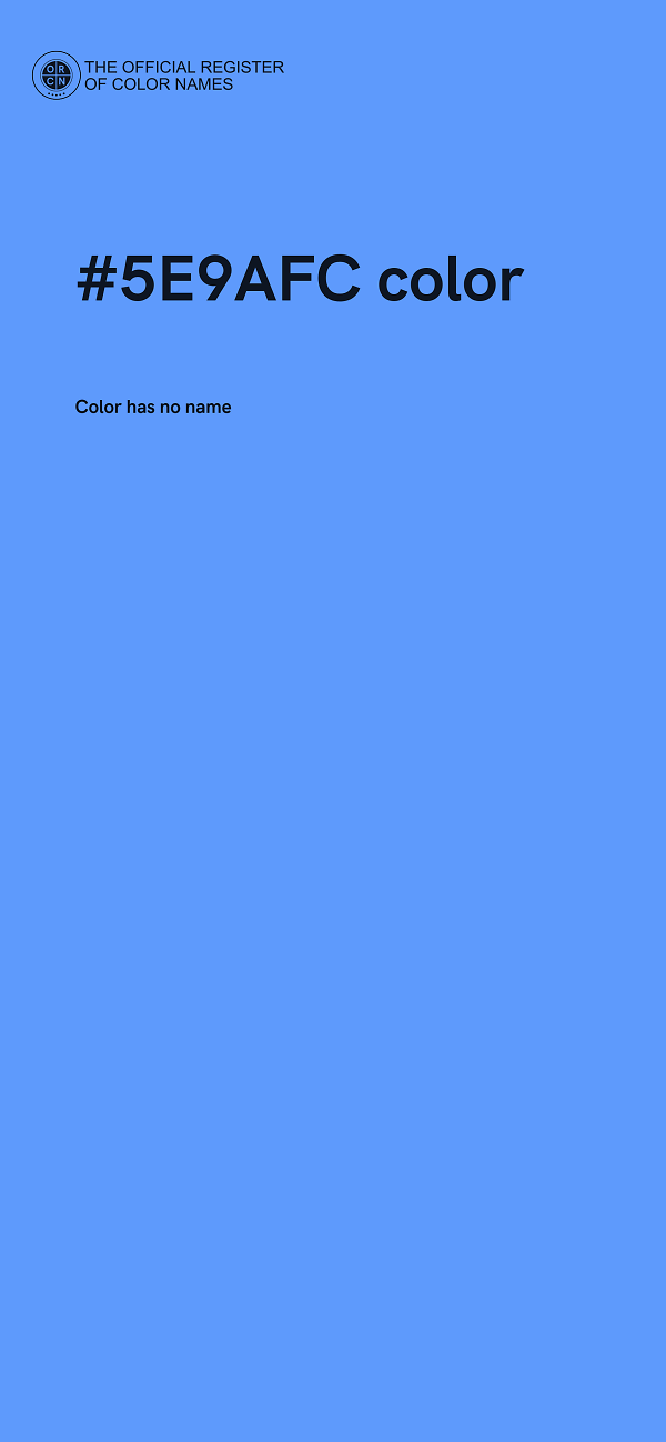 #5E9AFC color image