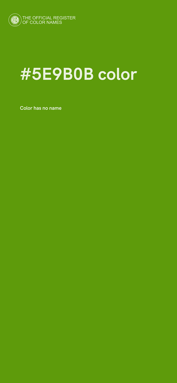 #5E9B0B color image