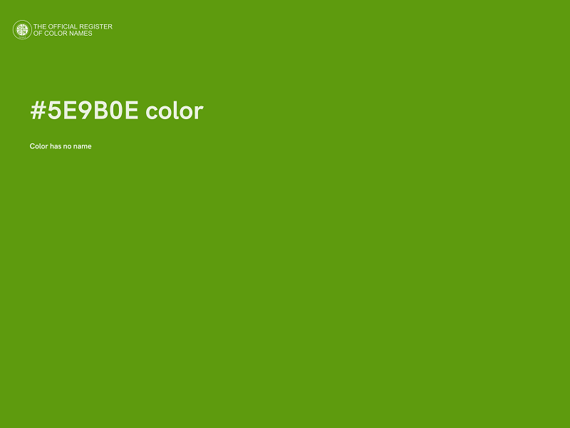 #5E9B0E color image