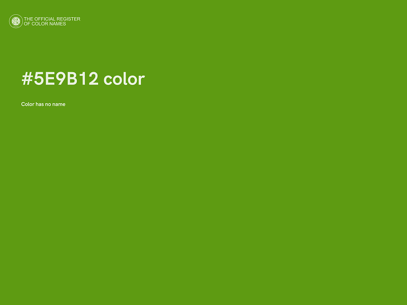 #5E9B12 color image