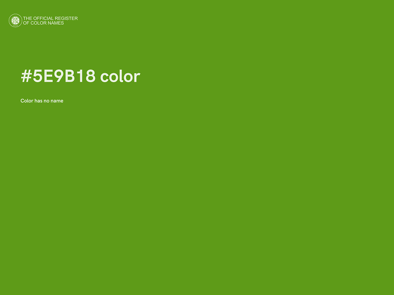 #5E9B18 color image