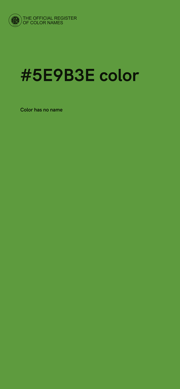 #5E9B3E color image