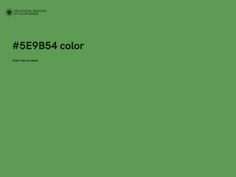 #5E9B54 color image