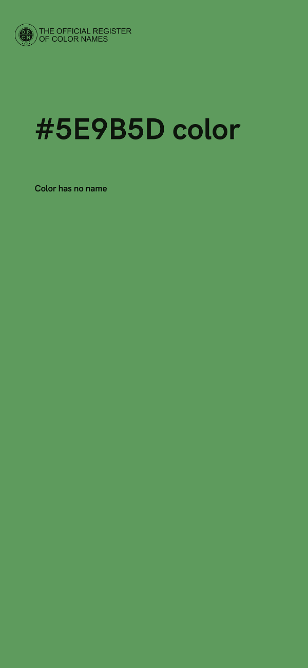 #5E9B5D color image