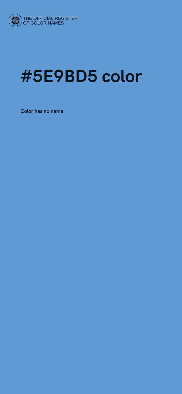 #5E9BD5 color image