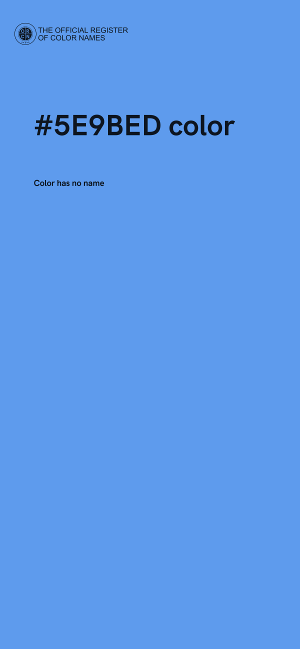 #5E9BED color image