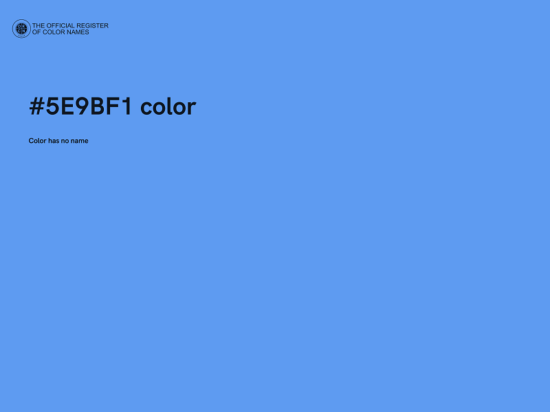 #5E9BF1 color image