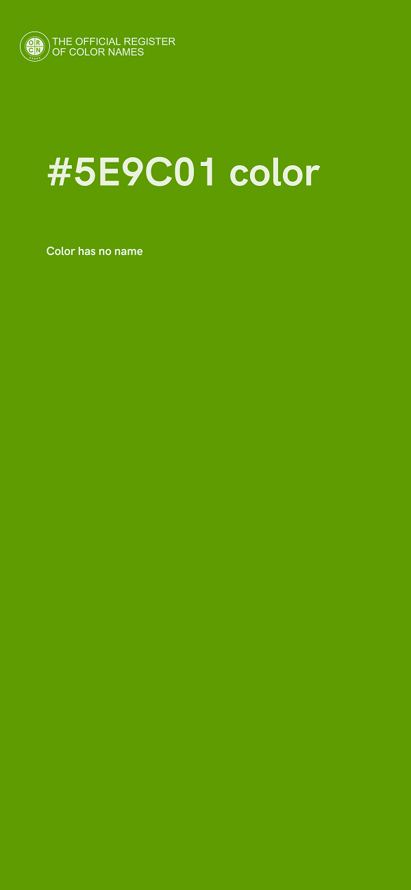 #5E9C01 color image
