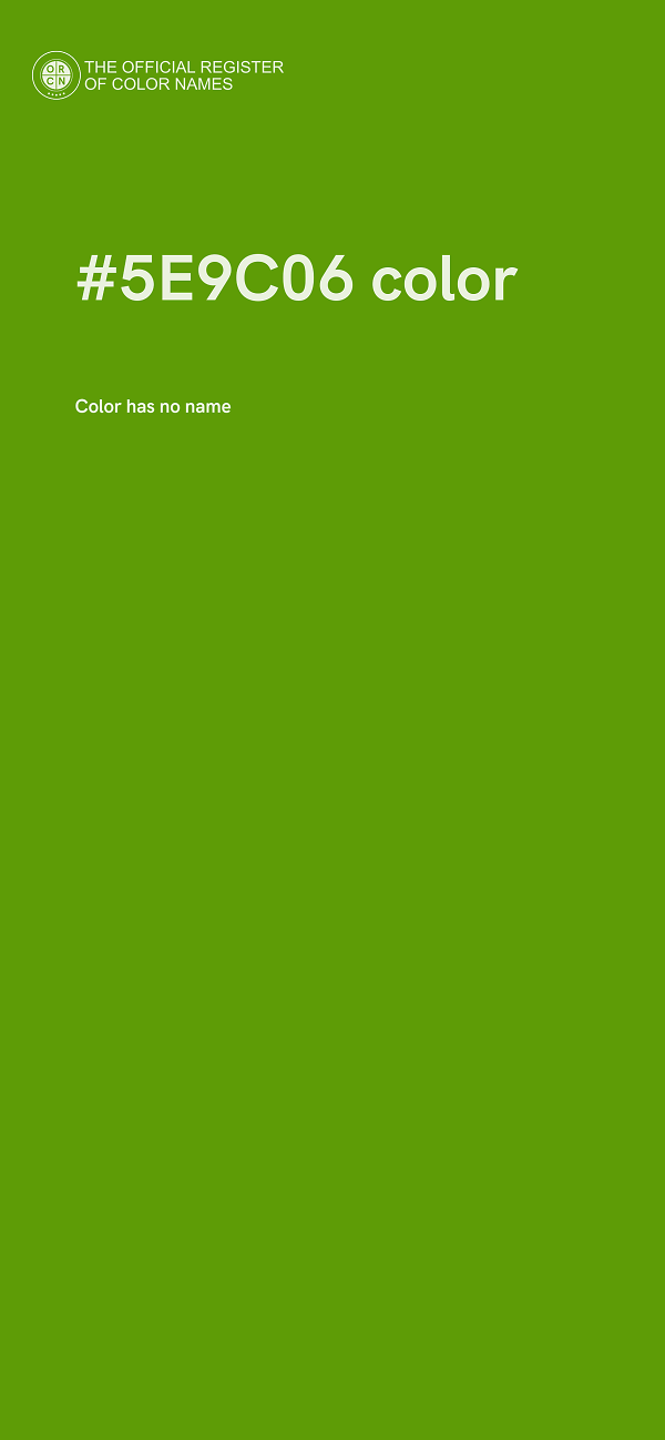 #5E9C06 color image