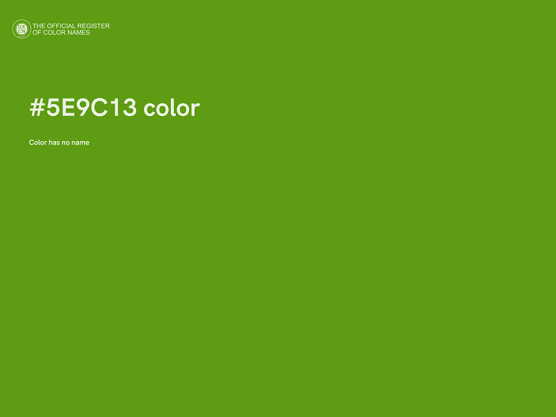 #5E9C13 color image