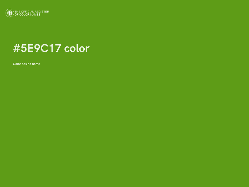 #5E9C17 color image