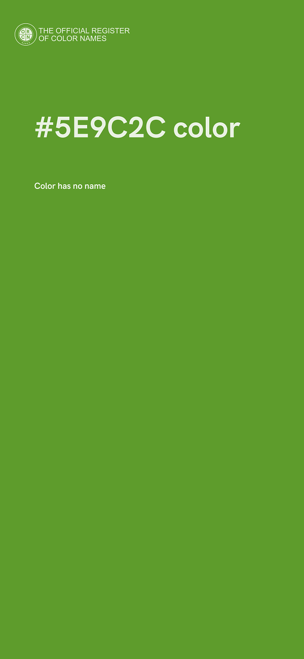 #5E9C2C color image