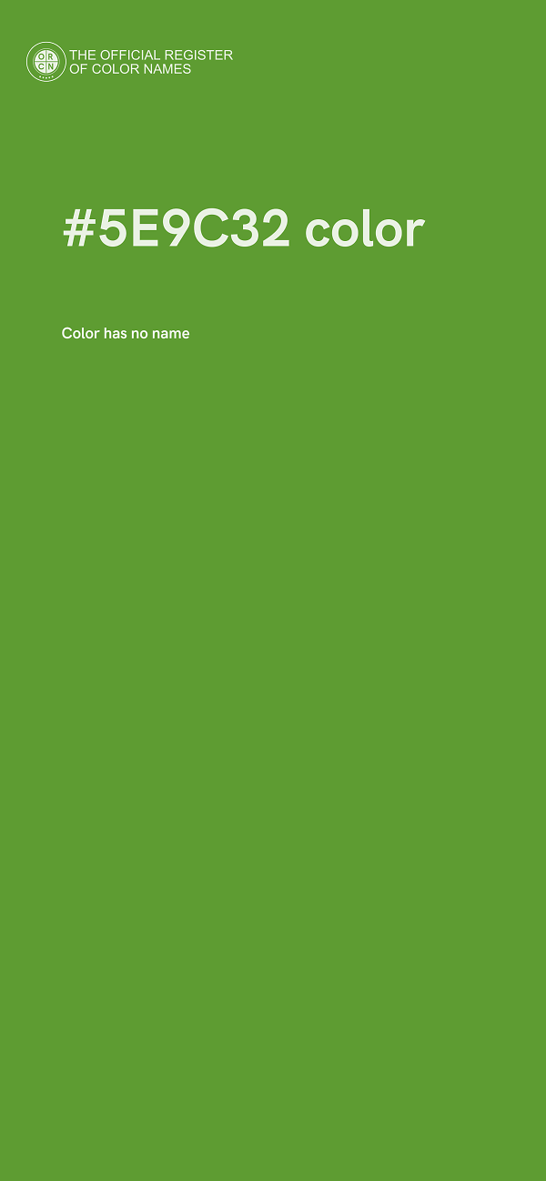 #5E9C32 color image
