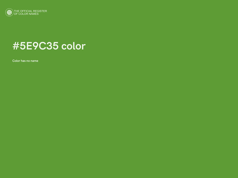 #5E9C35 color image