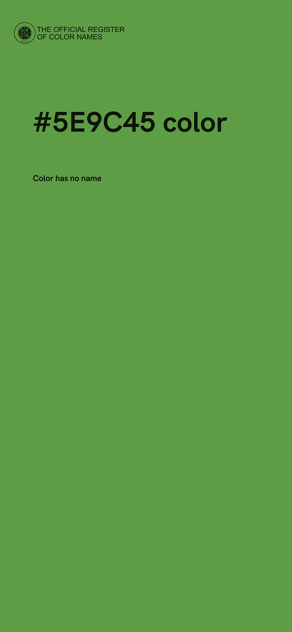 #5E9C45 color image