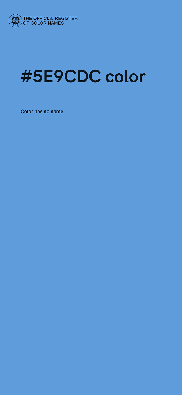 #5E9CDC color image