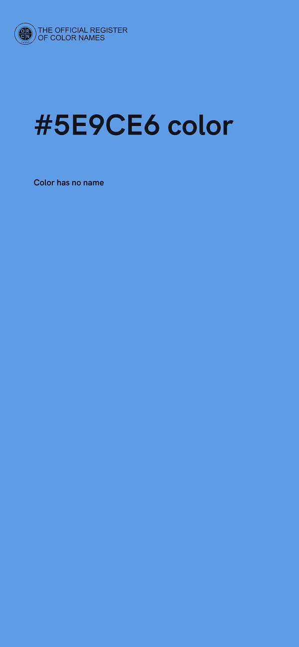#5E9CE6 color image