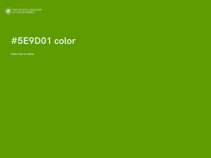 #5E9D01 color image