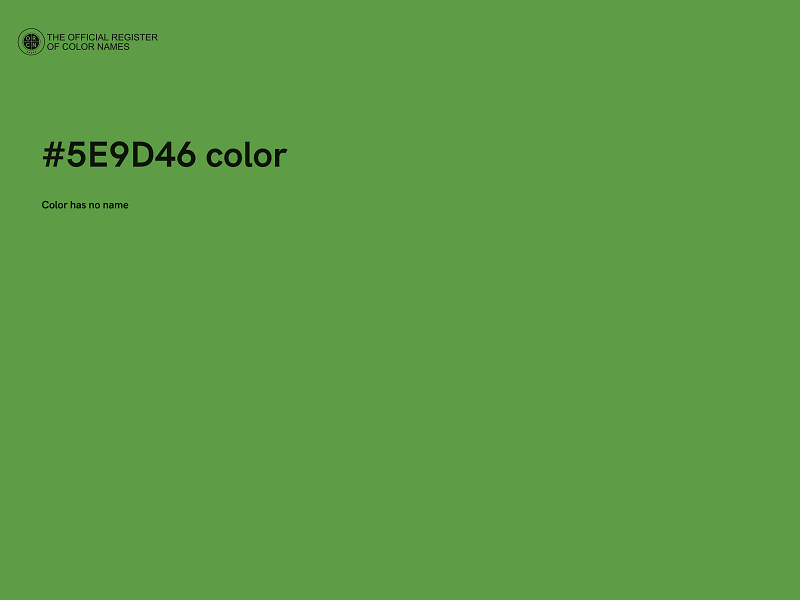 #5E9D46 color image