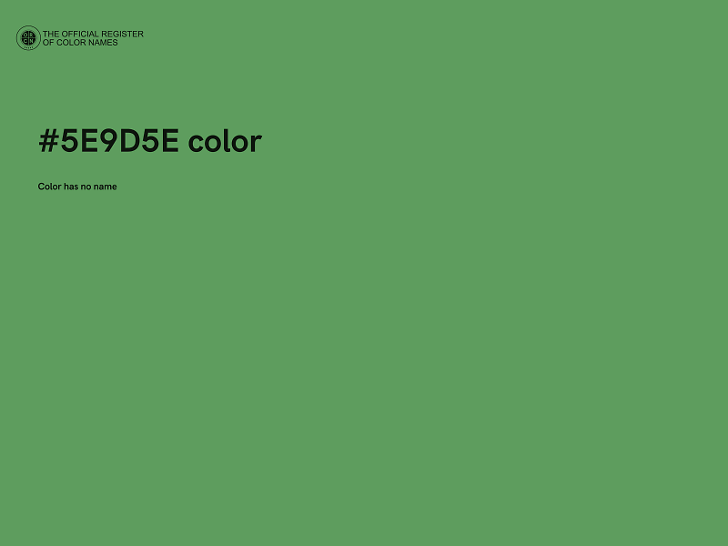 #5E9D5E color image