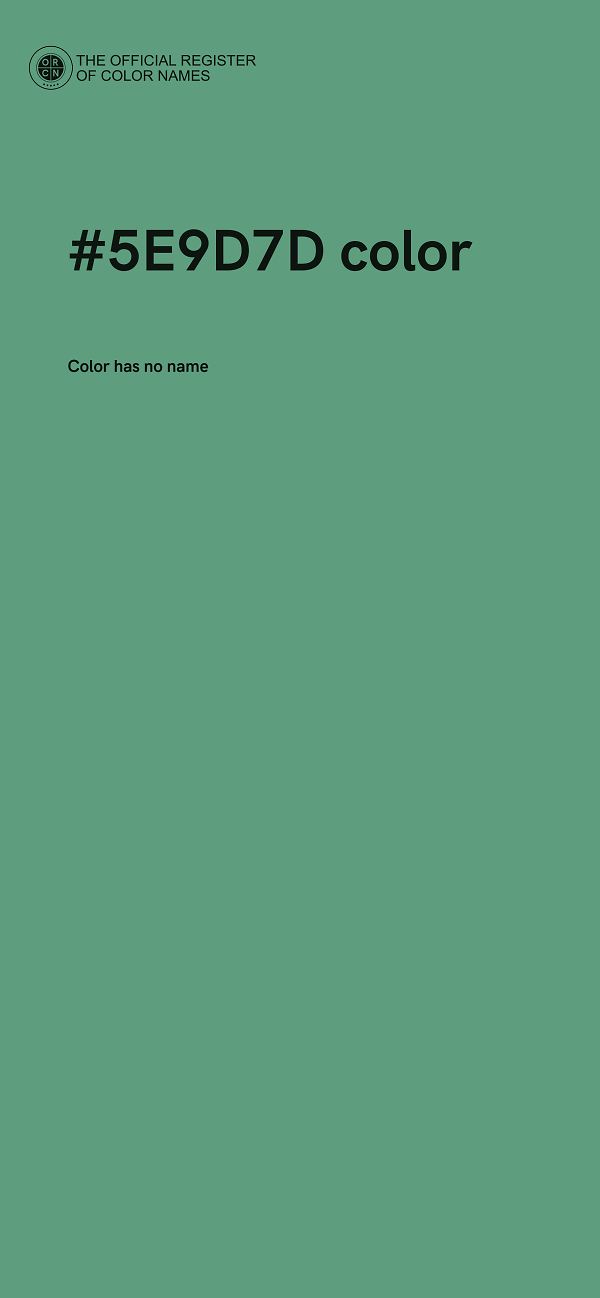 #5E9D7D color image
