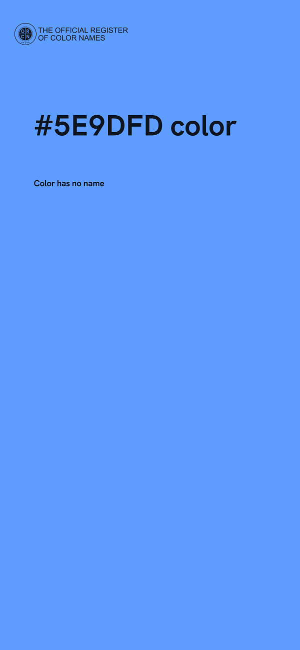 #5E9DFD color image