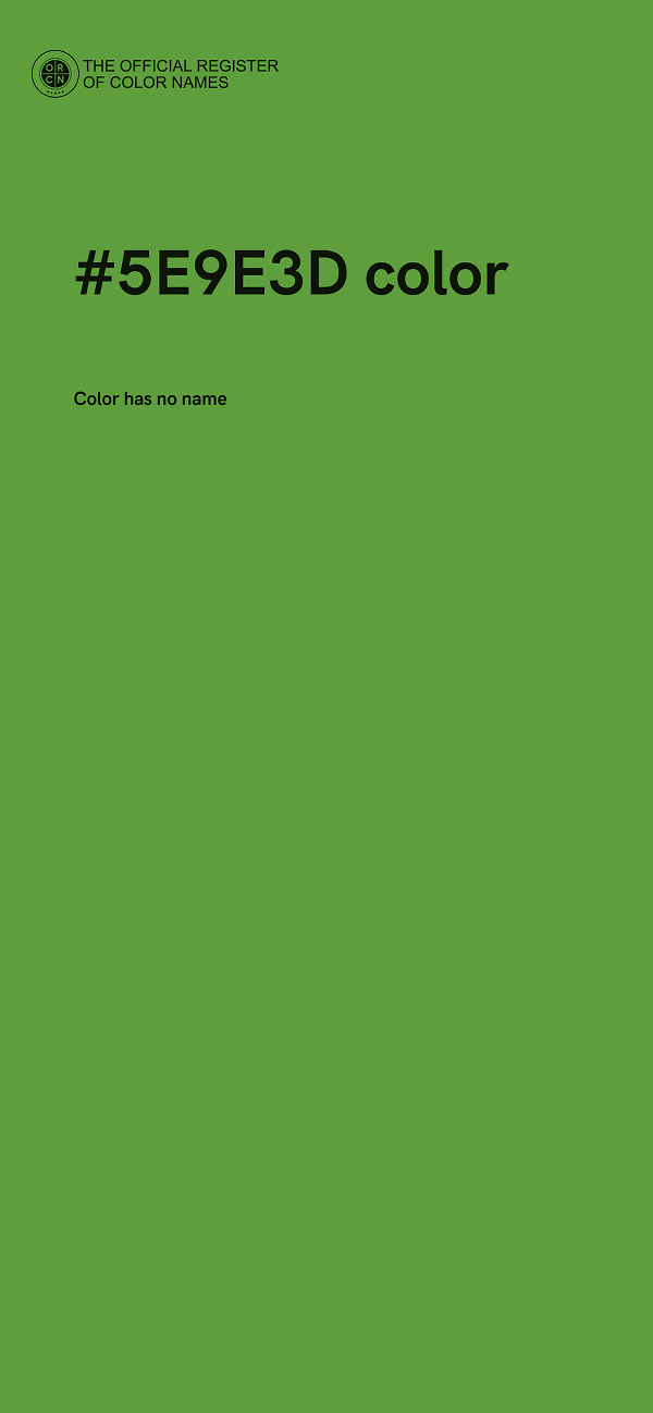 #5E9E3D color image
