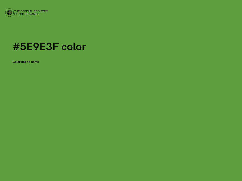 #5E9E3F color image