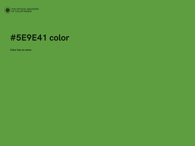 #5E9E41 color image