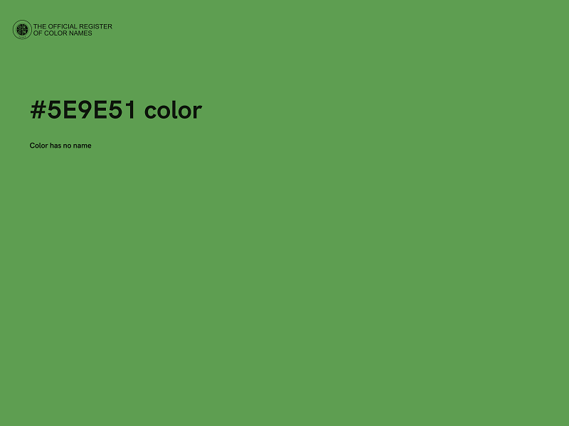 #5E9E51 color image