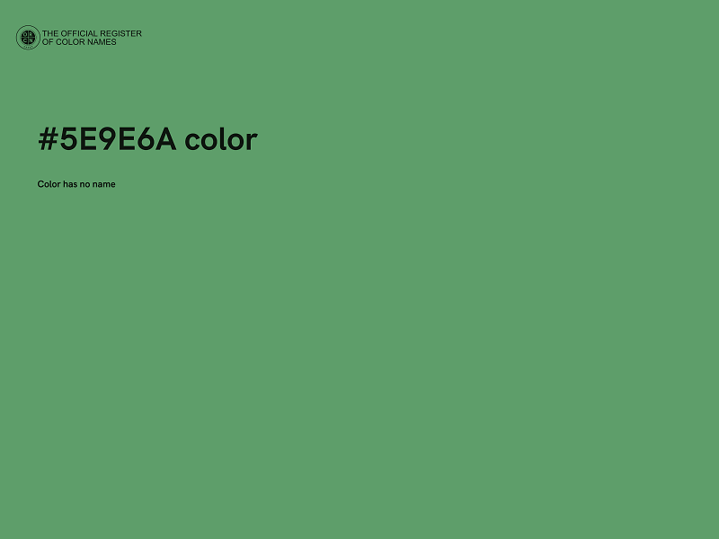 #5E9E6A color image