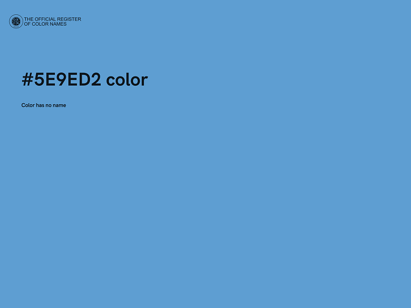 #5E9ED2 color image