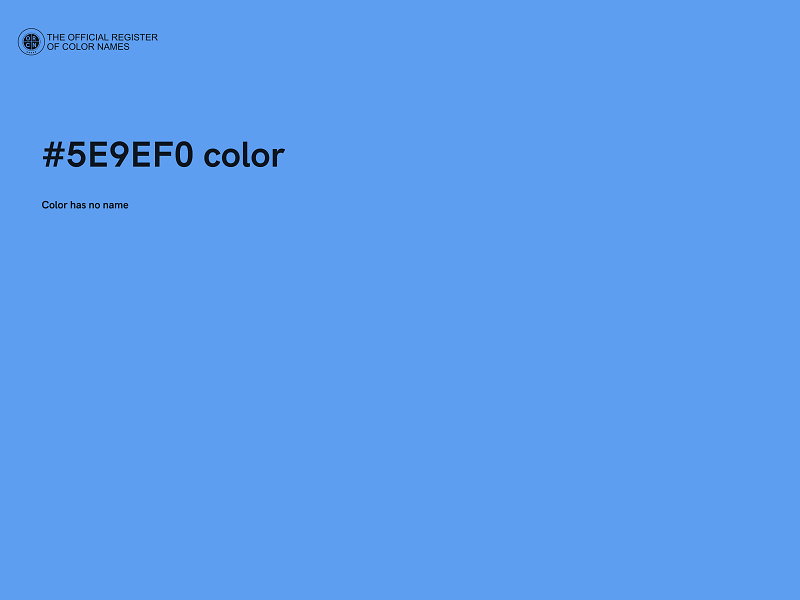 #5E9EF0 color image