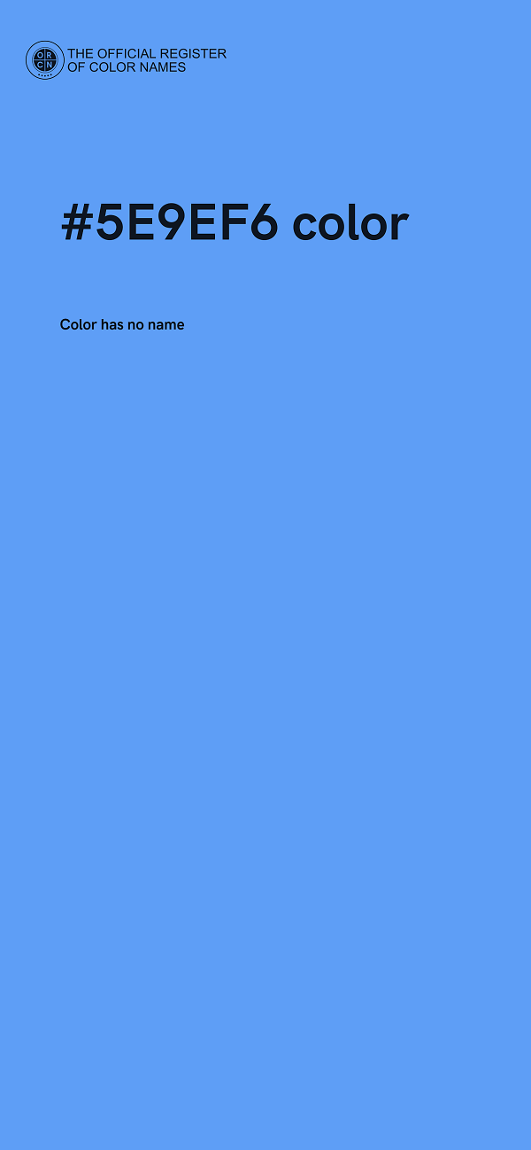 #5E9EF6 color image